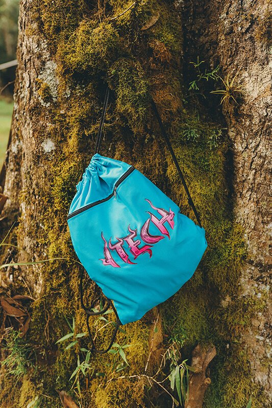 Bag iTech Cyan Moss